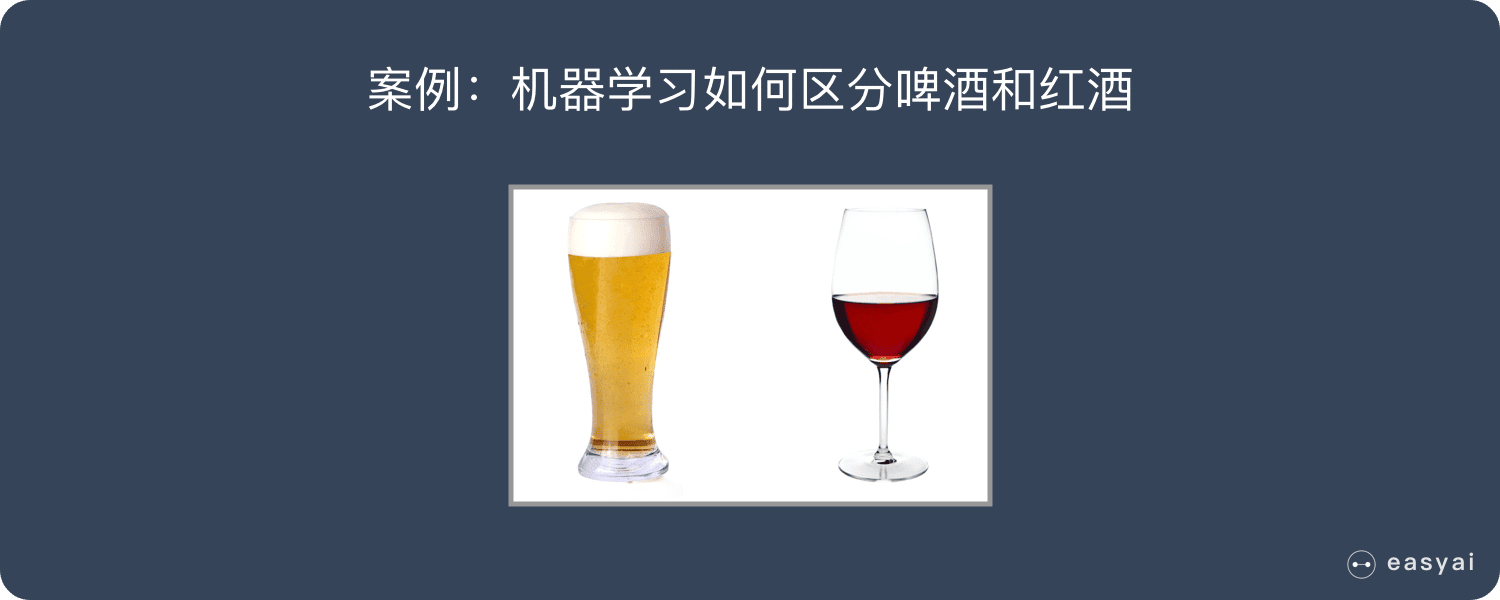 案例目标：区分红酒和啤酒