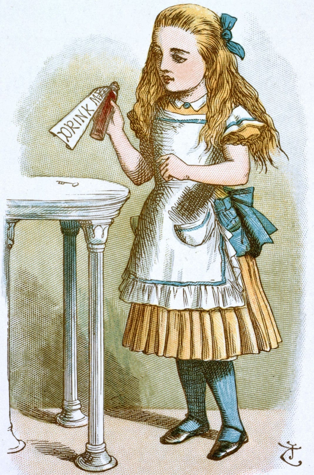 Lewis Carroll, author of Alice in Wonderland, is also a mathematician. He invented many attractive products, although some of them did not work as expected. All illustrations are provided by John Tenniel.